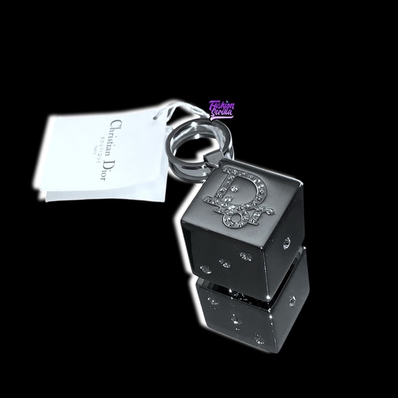 Dior Accessories - Vintage John Galliano for Dior Diamanté Y2K Gambler Dice Bag Chain Runway Size
